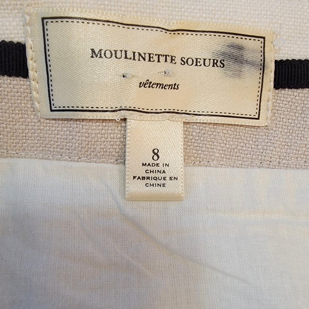 Anthropologie Moulinette Souers Linen skirt, Sz8 - Picture 6 of 10